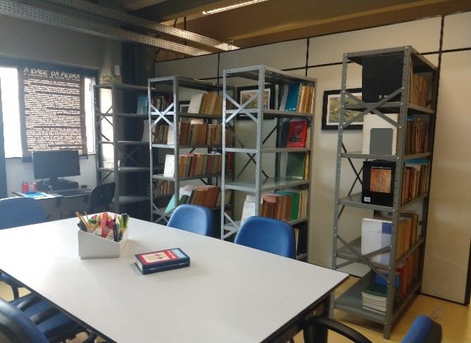 Biblioteca e Sala de estudos do MuArq